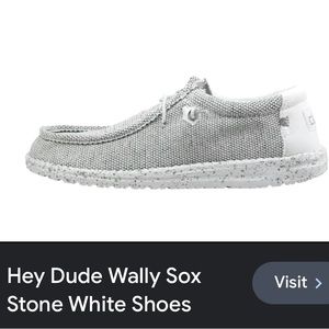 Hey Dude. Men’s size 8 Wally Sox. Never worn. No inserts or box